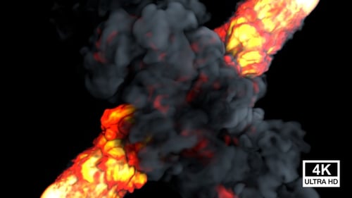Lavafeuer Streaming Kollisionen 4K