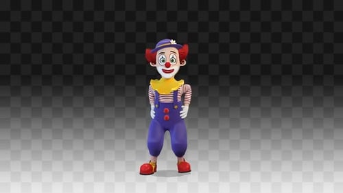 Clowntanz Ein lustiger Tanz