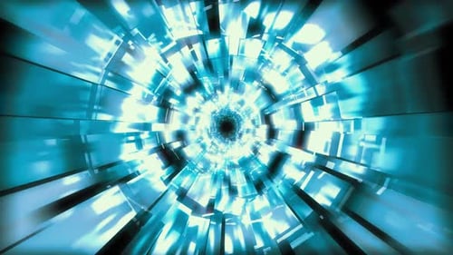 Abstract Background Distort Tunnel In Full Hd