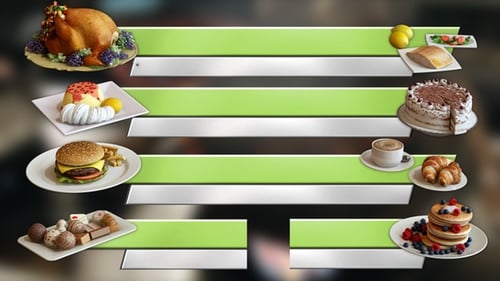Animated Food and Beverage Lower Thirds for Cooking Shows