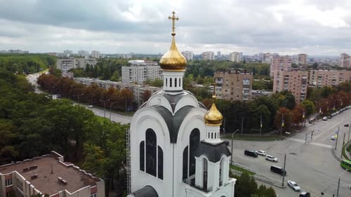 Antenne de la cathédrale de Kharkiv. Secteur Pavlovo Pole