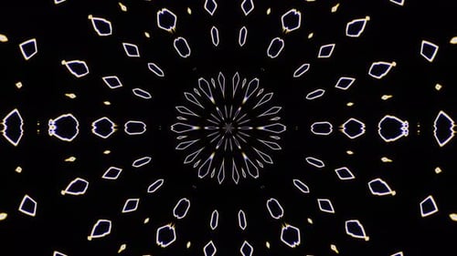Pulsation lumineuse des rayons abstraits de fond néon