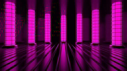 Pink Neon Stage Background Loop