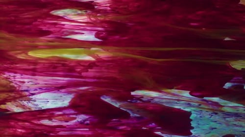 Abstract Organic Hypnotic Fractal Ink Colorful Paint Spreads In Water 3