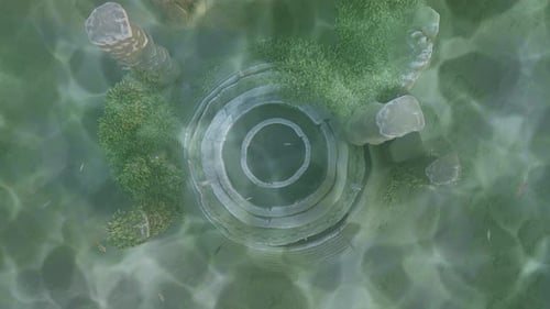 Underwater Ruins With Caustic