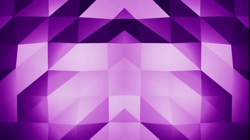 Purple Abstract Geometric Light Shifting Background Loop