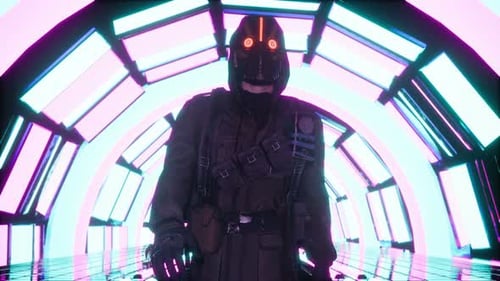Neon Tunnel Survivor