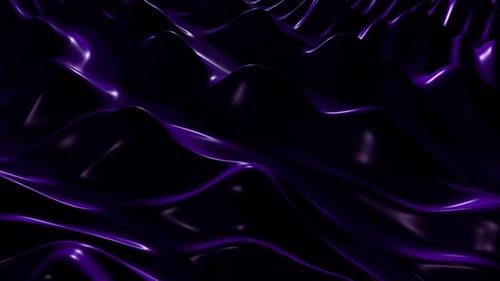 Abstract Purple Liquid Waves Motion Background Loop