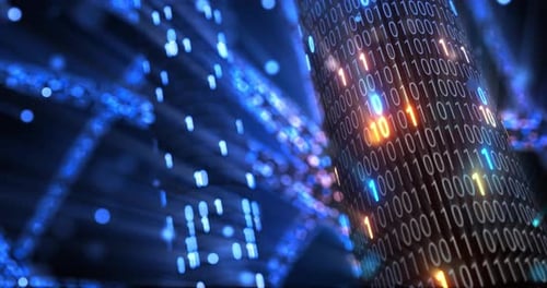 Big Data, Cloud-Computing, Internet der Dinge, IOT, KI-Netzwerktechnologie.