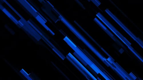 Dynamic Blue Geometric Lines Abstract Background