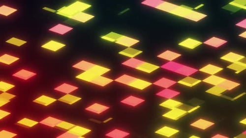 neon graphic abstract modern bright color