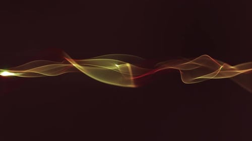 Glowing Wave Background Loop