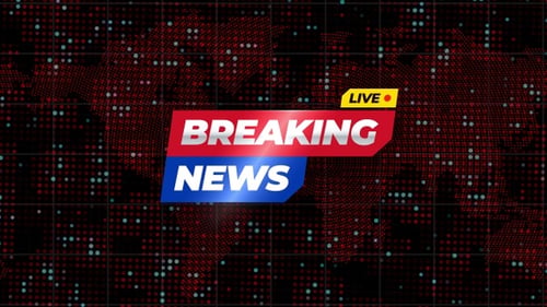 Modern Breaking News Live Broadcast Title