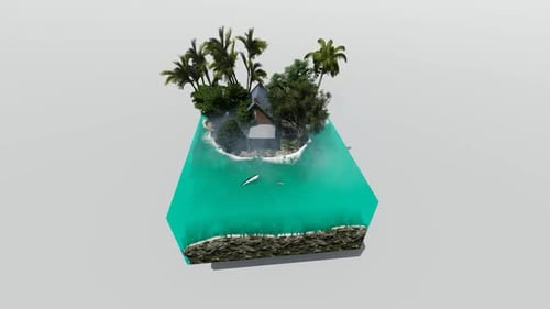 Beach isometric