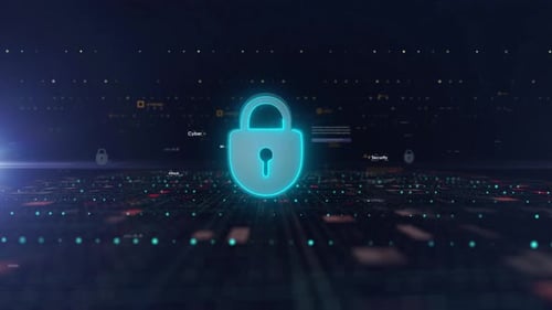 Digital Space Cyber Background Security