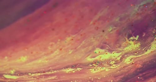 Ink Wave Marble Texture Color Glitter Fluid Flow