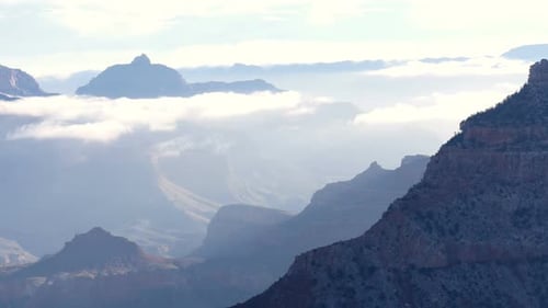 Grand Canyon with Clouds Pan