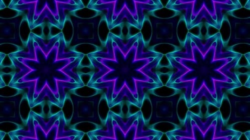 Vj Neon Kaleidoscope Loop 4K 14