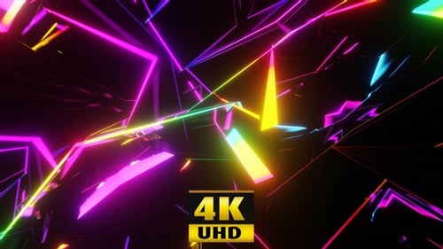 Iridescence Of Color Vj Loop 4K