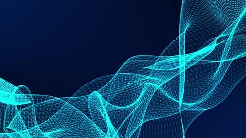 Futuristic Abstract Data Grid Animation Background