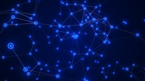 Blue Plexus Background