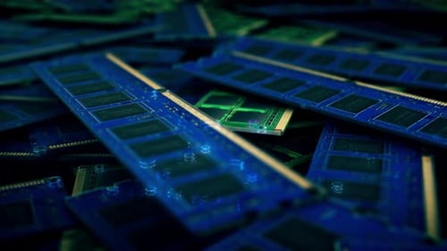 Viele gebrauchte Computer Rams oder Teile 4k