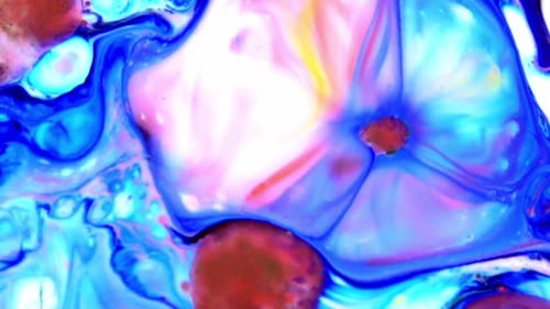 Psychedelic Galactic Paint Texture Background 103