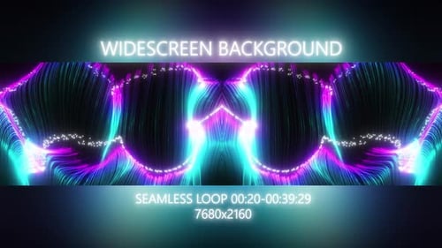VJ Neon Widescreen Waves