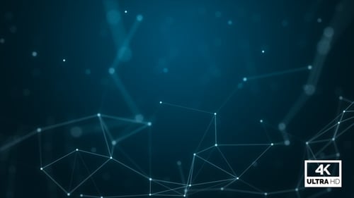 Digital Network Connections Loop Background