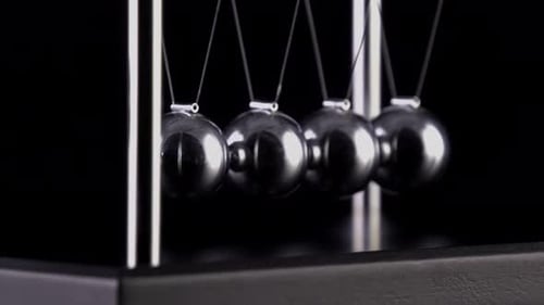 Newton's Cradle Slow Motion