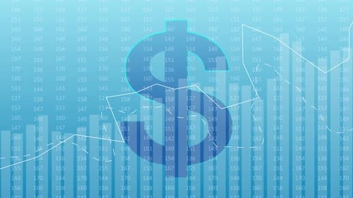 Dollar USD Währung Finanzieller Hintergrund