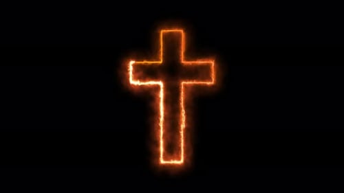 Burning Believe & Faith Religious Christian Symbols