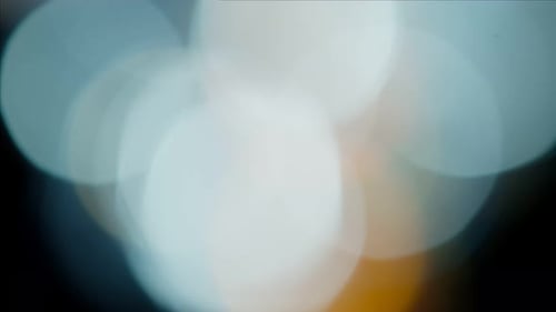 Soft Light Leaks with Colorful Bokeh Abstract Background