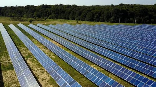 Solar Panels In The Field