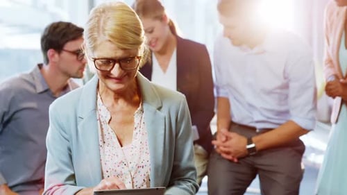 Business Team Working Together in a Modern Office