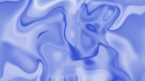 Seamless Abstract Blue Liquid Flowing Background Loop