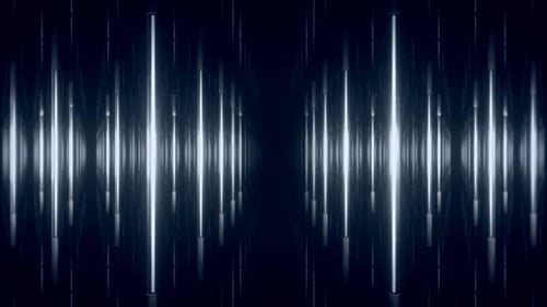 Abstract Neon Light Tunnel Background Loop