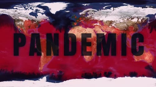Global Pandemic Spread Map with Animated Hotspots and Text Reveal