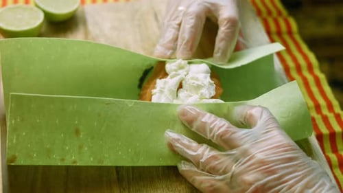 I Pack Tortillas with Sushi Burritos