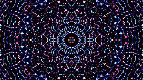 Hintergrund Helle abstrakte Lichtstreifen in farbigem Kaleidoskop