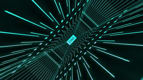 Tunnel Background 4K - Space