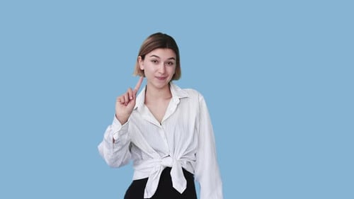 Schlechte Idee Keine Geste Frau Warnung Nein Gif Loop