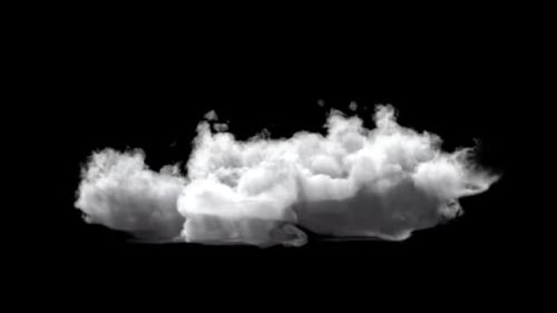 Puffing White Cloud Smoke Effect