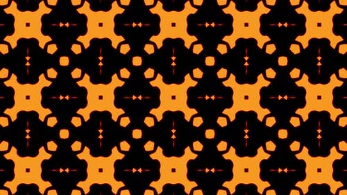 Abstract orange geometric seamless pattern background