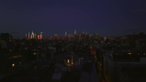 Forwards Fly Above Evening City