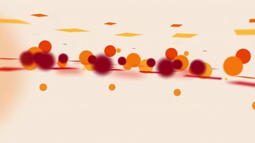 Abstract Futuristic Circles Grid