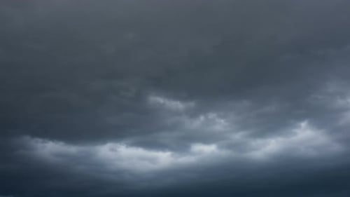 Céu noturno nublado Time Lapse 6