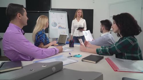 Group of People Working in the Office