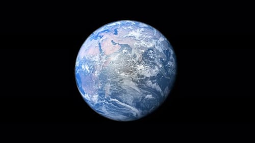 Spinning Earth Globe