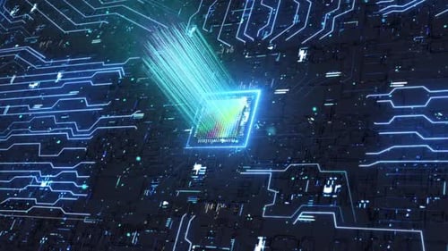 Technologie Électronique par ordinateur et transmission de données par puce